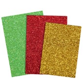 Folha de EVA Adesiva com Glitter 20x30cm