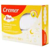 Fralda Cremer Luxo Branca 70x70cm com 5 Und