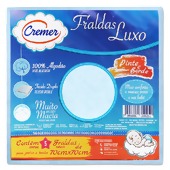 Fralda Cremer Luxo Pinte e Borde Menino 70x70cm c/5und