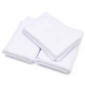 Fraldinha Nicoli Crochet 30x40cm Branco com 12 Und