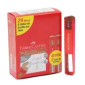 Grafite Fino Faber-Castell 0.5mm B EMG0524B com 14 Tubos