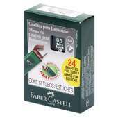 Grafite Fino Faber-Castell 0.5mm 2B TMG052B com 12 Tubos