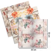 Guardanapo para Decoupage Toke e Crie Estampado 33x33cm Pacote c/05 unidades