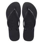 Sandalias Havaianas Slim Lisa Tamanho 39-40 Preto 1 Par