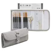 Kit Estojo Agulhas de Crochê Tulip Etimo Premium Gold TEG-002