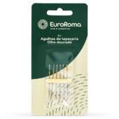 Kit Agulhas de Tapeçaria Olho Dourado EuroRoma 06 Und
