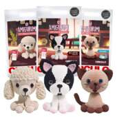 Kit Amigurumi Cães e Gatos Circulo