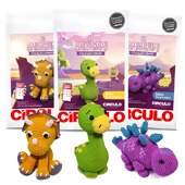 Kit Amigurumi Coleção Dinos Circulo