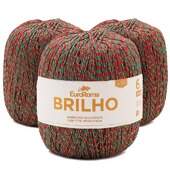 Kit Barbante EuroRoma Brilho Especial Natal n°6 400g com 03 Und