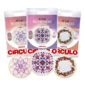 Kit de Bordado Guirlanda e Mandala Circulo