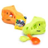 Kit Brincando na Praia Acrilex Ref.44509 Cabeça Dino Fóssil 3 Und