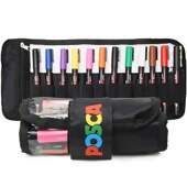 Kit Caneta Posca Uni-ball PC-3m com 12 Cores