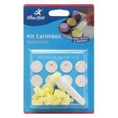 Kit Carimbo Ratinhos para Confeitaria Amarelo 09 Peças