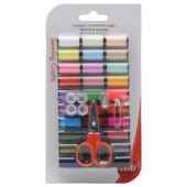Kit de Costura com 30 Linhas mais Acessórios