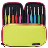 Kit Estojo Agulhas de Crochê Amour Gift Clover Ref.3673