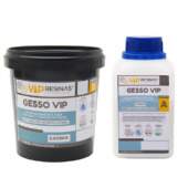 Kit Gesso Vip Impermeável Compatível com Resina Epoxi 900g