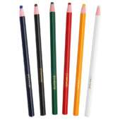 Kit Giz Lápis para Tecido Colorido com 06 Und 