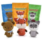 Kit Meu Primeiro Amigurumi Coleção Animais do Bosque Circulo