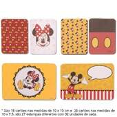 Kit Cartões para Scrap Momentos Minnie e Mickey FL