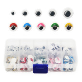 Kit Olho Móvel com Adesivo para Artesanato com 290 Und