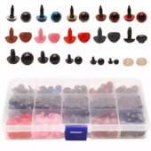 Kit Olhos e Focinho com Travas para Amigurumi 647 Und
