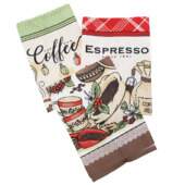 Kit com 5 Panos de Copa Felpudo Dohler Prata 24596 Coffee 04 45x65cm