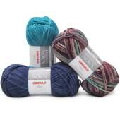 Lã Bossa Nova Círculo 100g