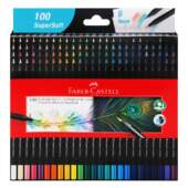 Lápis de Cor Ecolápis SuperSoft Faber-Castell 100 Cores