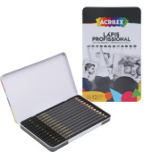 Lápis Profissional Acrilex Estojo com 12 Und
