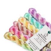 Linha Meada Varicor Tie Dye Tom Pastel VM Feito à Mão 20mts