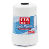 Linha Poliéster Sacaria e Artesanato Cia Textil 10/3 Branca 250g