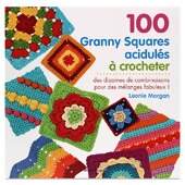 Livro 100 Granny Squares Acidulés a Crocheter