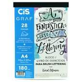 Livro de Bloco Lettering A4 Cis 180g com 28 Folhas