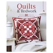 Livro Quilts e Redwork-60 Blocks de Broderie Rouge