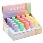 Marca Texto Mini Happy Tilibra Sortido com 25 Und FL