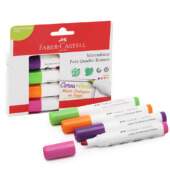 Marcador para Quadro Branco Colorido Faber-Castell SM/MQBCOLOR 4 Cores