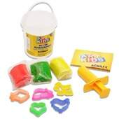 Kit de Massinhas de Modelar Acrilex c/ Baldinho Ref 40001 Art Kids 150g 