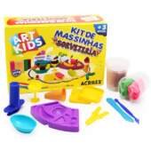 Kit de Massinhas de Modelar Acrilex R.40069 Sorveteria Art Kids