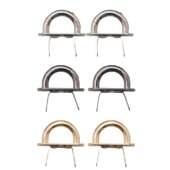 Meia Argola Fixa Para Bolsa 30mm com 02 Und