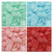 Meia Pérola Framboesa 11mm Cores 50g