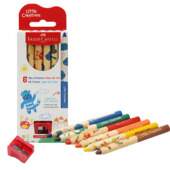 Meu Primeiro Lápis de Cor Little Creatives Faber-Castell 6 Cores