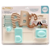 Mini Base Criativa Alfabeto e Números Grande We R Alphabet Punch Board Ref.19872