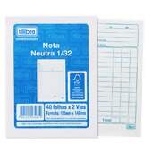 Nota Neutra 1/32 Tilibra 40x2 Vias com 80 Folhas