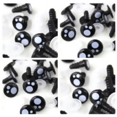 Olho para Amigurumi Redondo Patinha-Kawaii com 10 Und