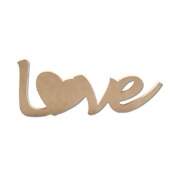 Palavra Love de MDF 24,5cm FL