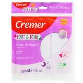 Pano de Boca Cremer Pinte e Borde Branco 35x35cm com 03 Und