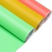 Papel Contact Linha Colorido Fosco Neon 45cm x 2mts