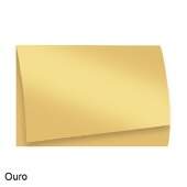 Papel De Seda Metalizado Albano Cor Ouro 49x69cm Com 50 Und