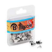 Percevejo Niquelado Bacchi N.02 Blister Box com 100 Und