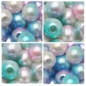 Pérola ABS Multicolor Circulo 10mm 250g